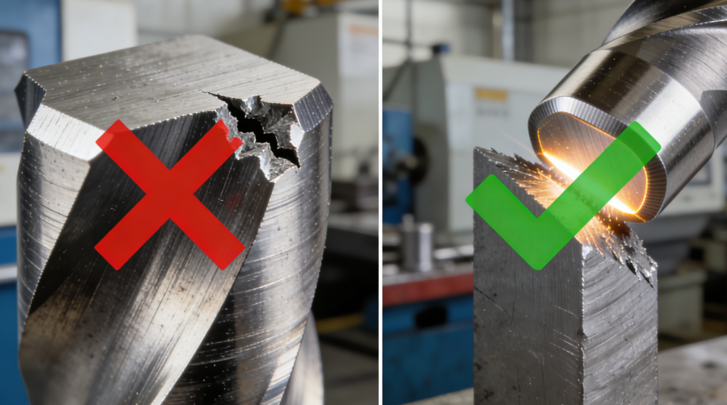 Corner Radius vs Square End Mill: 5 Rules to Boost Tool Life by 300 percent